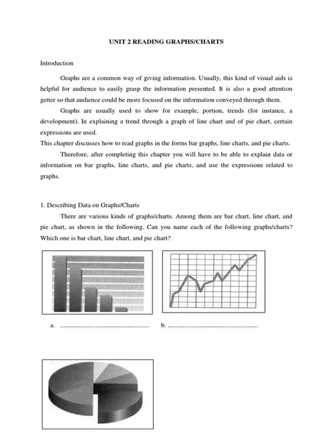 Reading Graphs N Charts | PDF | Chart | Pie Chart