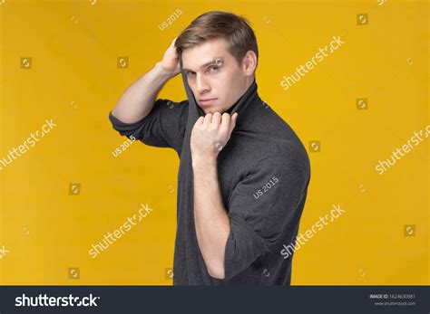 Side View Portrait Handsome Young Man Stock Photo 1624630981 Shutterstock