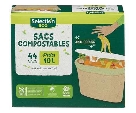 Eco Sacs Compostables Petits Unit S Selection Sac Ordure