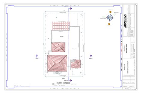 477239222 A 4 Planta Arquitectonica De Techo Pdf Proyecto D I S E Ñ O A R Q U I T E C T O N I