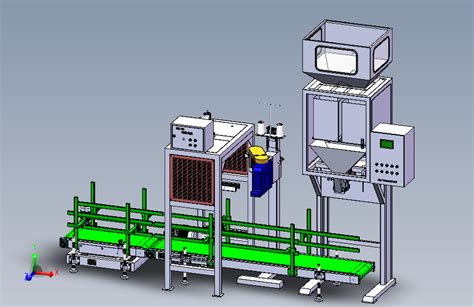 分选定量包装机三维sw2012带参solidworks 2012模型图纸下载 懒石网