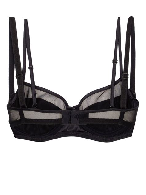 Dolce And Gabbana Panelled Balconette Bra Farfetch