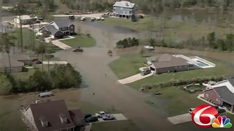 Aerial Footage Flooding In St Tammany Parish