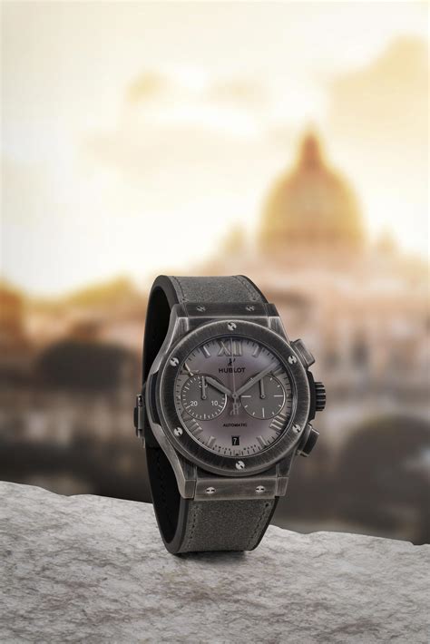 La Cote Des Montres La Montre Hublot Classic Fusion Chronograph Special Edition Boutique Roma