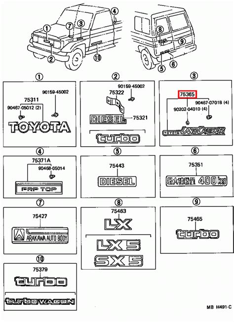 Genuine Toyota Landcruiser Series Vdj Hzj Fzj Kzj Hdj Front Badge