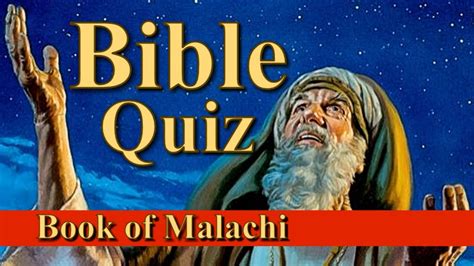 BIBLE QUIZ BOOK OF MALACHI ARE YOU A BIBLE SCHOLAR BIBLE TRIVIA