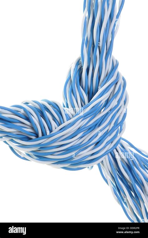 cable node isolated  white background stock photo alamy