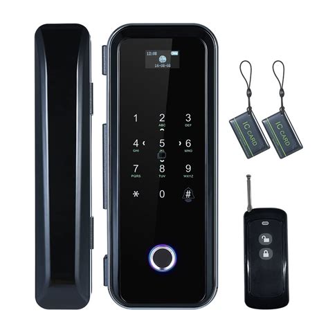 Buy Smart Fingerprint Glass Door Lockbobique Smart Fingerprint Glass