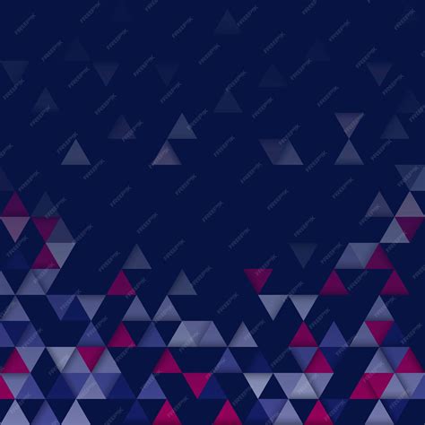 Free Vector Colorful Geometric Triangle Pattern