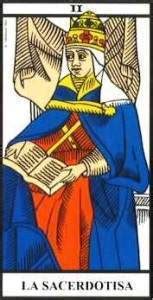 Tarot De Marsella La Suma Sacerdotisa Ecured