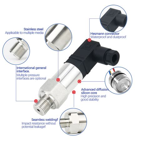 High Quality 4 20ma Transmitter Fuel Water Smart Gauge Transducer 420ma Output 150psi Air Oil