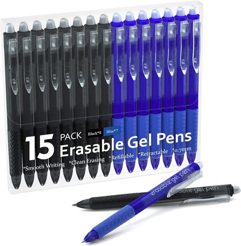 Amazon Erasable Gel Pens Pack Retractable Erasable Pens