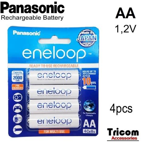 Jual Panasonic Eneloop Baterai Aa Mah Rechargeable Isi Pcs