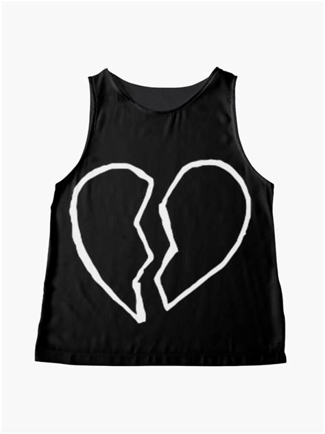 Xxxtentacion Broken Heart Tattoo Sleeveless Top For Sale By Marshmalloww Redbubble