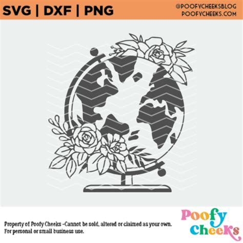 Floral Books Cut File Svg Dxf And Png Poofy Cheeks