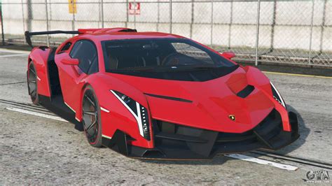 Lamborghini Veneno Light Brilliant Red For GTA 5