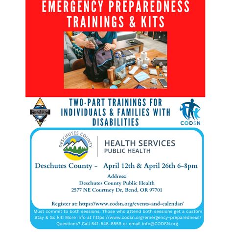 Codsn Emergency Preparedness Deschutes County