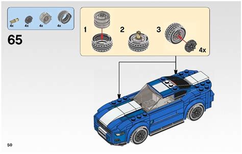 View LEGO® instruction 75871 Ford Mustang GT - LEGO instructions and ...