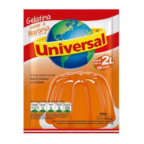 Gelatina Universal Naranja G Papagayo