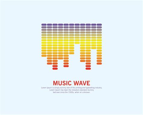 Premium Vector Music Colorful Wave Logo Vector Equalizer Element