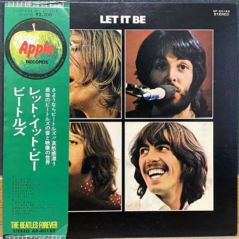 ロック 日本盤 LP THE BEATLES LET IT BE ザ ビートルズ レット イット ビー AP 80189 Apple LET