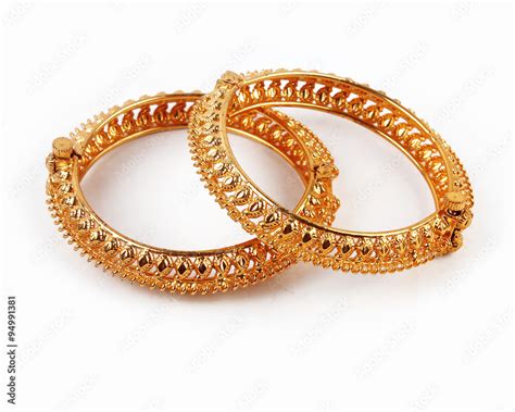 Traditional Indian Gold Bangles Stock Photo | Adobe Stock