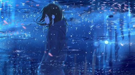 Anime Girl Reflection Water Wallpaper,HD Anime Wallpapers,4k Wallpapers ...