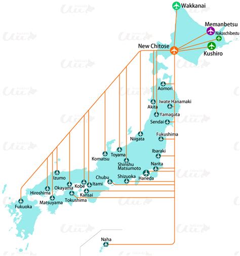 Chitose Airport Map