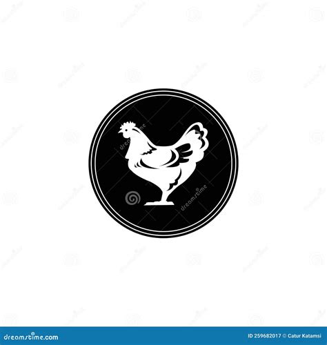 Chicken Logo Icon Vector Stock Illustration Illustration Of Outline