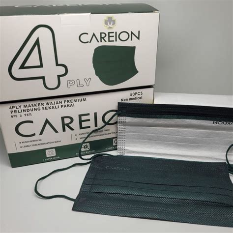 Jual Masker Careion Lebih Tebal Ply Shopee Indonesia