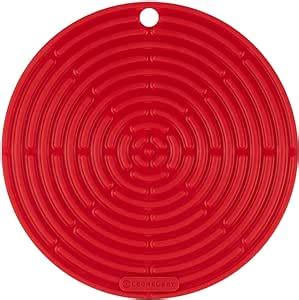 Le Creuset Manique Dessous De Plat Silicone Rond 20 Cm Cerise