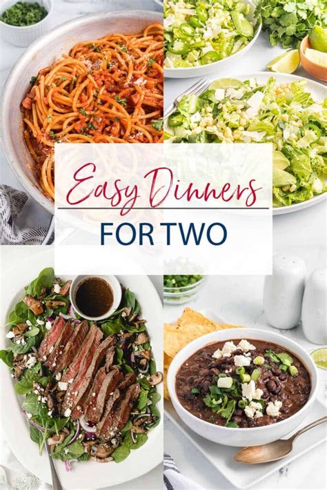 Easy Dinner Recipes for Two - Girl Gone Gourmet