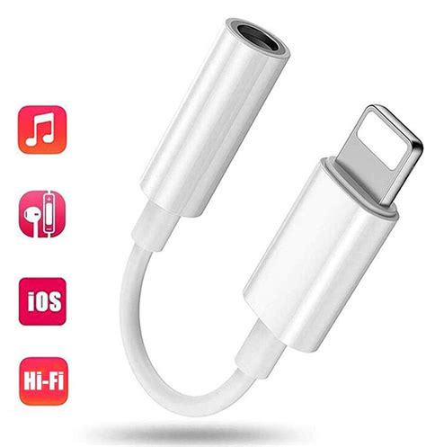 Electronics Lighting To 35 Mm Headphone Adapter Earphone Earbuds