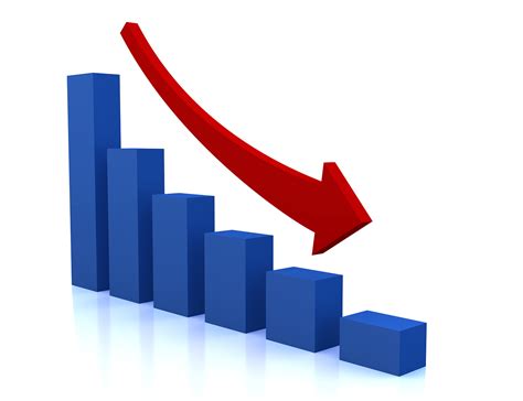 Declining Cliparts Illustrating The Negative Trends In Business And