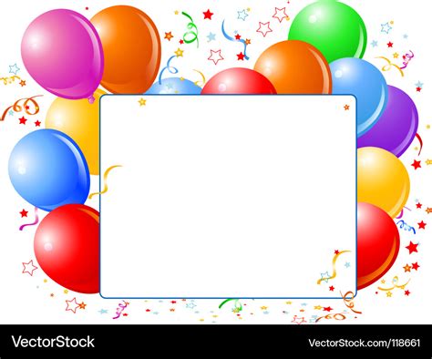 Balloon banner Royalty Free Vector Image - VectorStock