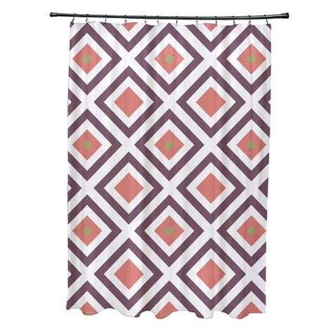 Diamond Abstract Geometric Pattern Shower Curtain Bed Bath And Beyond