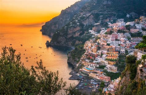 Positano Sunset Wallpapers - Wallpaper Cave