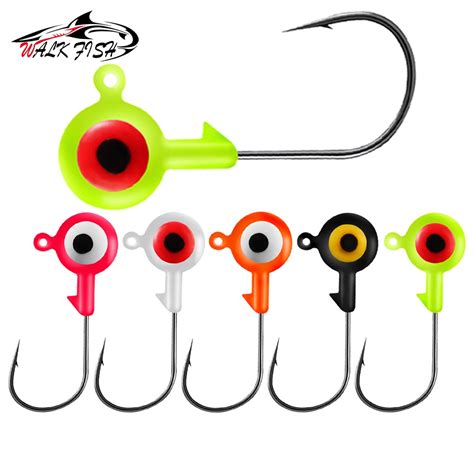 WALK FISH 5Pieces 1 75 3 5G Jig Head Hooks Soft Bait Ned Rig Jig Head