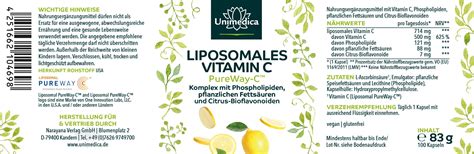 Liposomales Vitamin C Pureway C Mg Vitamin C Pro Tagesdosis