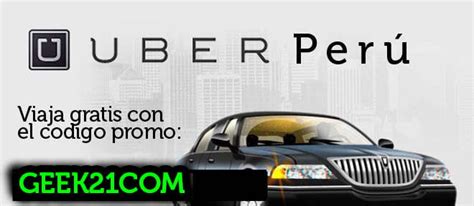 Códigos promocionales Uber Taxi Perú