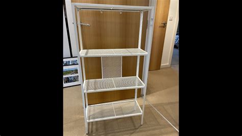 Ikea Baggebo Wire Shelf Assembly Step By Step YouTube