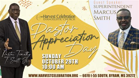 2023 Pastor Appreciation Harvest Celebration Evangelistic Church