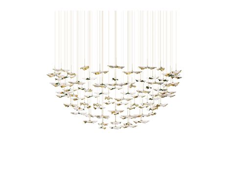 Studiotwentyseven • Leaf Domed Chandelier By Haberdashery