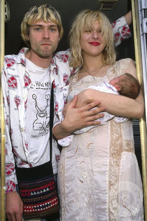 Kurt Cobain, Courtney Love and their daughter Frances Bean Cobain at ...