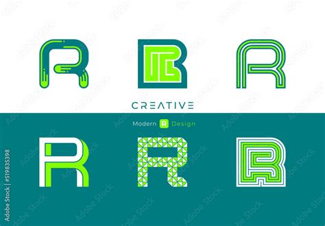 Letter R, modern alphabet, fonts, characters design, vector illustration. Stock Vector | Adobe Stock