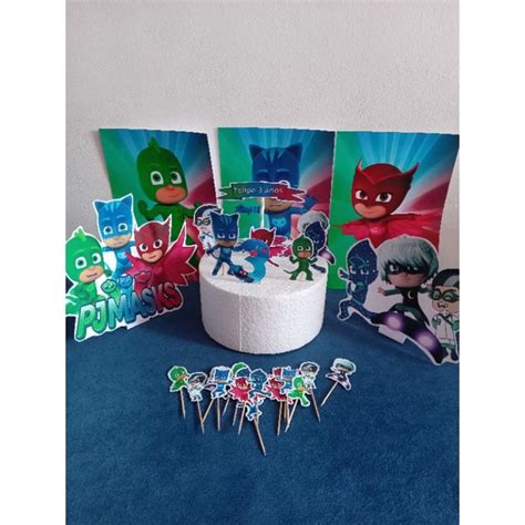 Kit Festa Em Casa PJ Masks Shopee Brasil