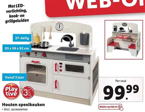 Playtive Houten Speelkeuken Aanbieding Bij Lidl 1Folders Nl