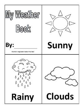 My Weather Book By Ashlie S Imagination Station TPT