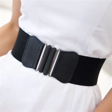 Brand New Waist Belts Women Fashion Lady Solid Stretch Elastic Wide