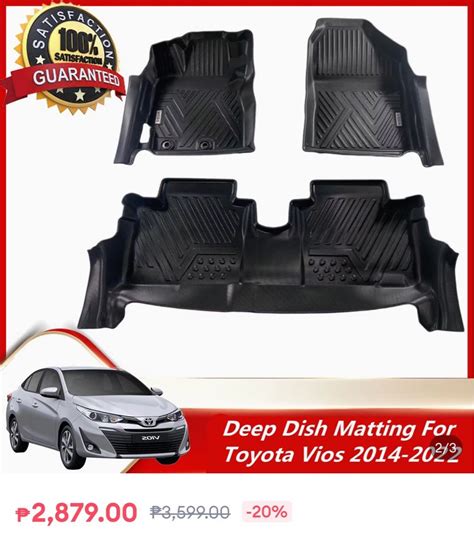 Deep Dish Matting Diamond D Full Extended For Toyota Vios Gen Gen